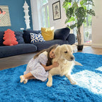 OLANLY Area Rugs for Living Room Bedroom, Machine Washable 4x5.9 ft Soft Fluffy - Image 5