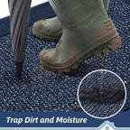 BEQHAUSE Indoor Door Mat 20" x 32", Dirt Trapper Door Mats Non-Slip Entryway - Image 3