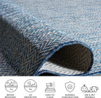 SAFAVIEH Outdoor Square Rug 10' - Image 4
