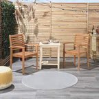 Nourison Home Nourison Essentials Silver Grey 4' x Round Area Rug - Image 4