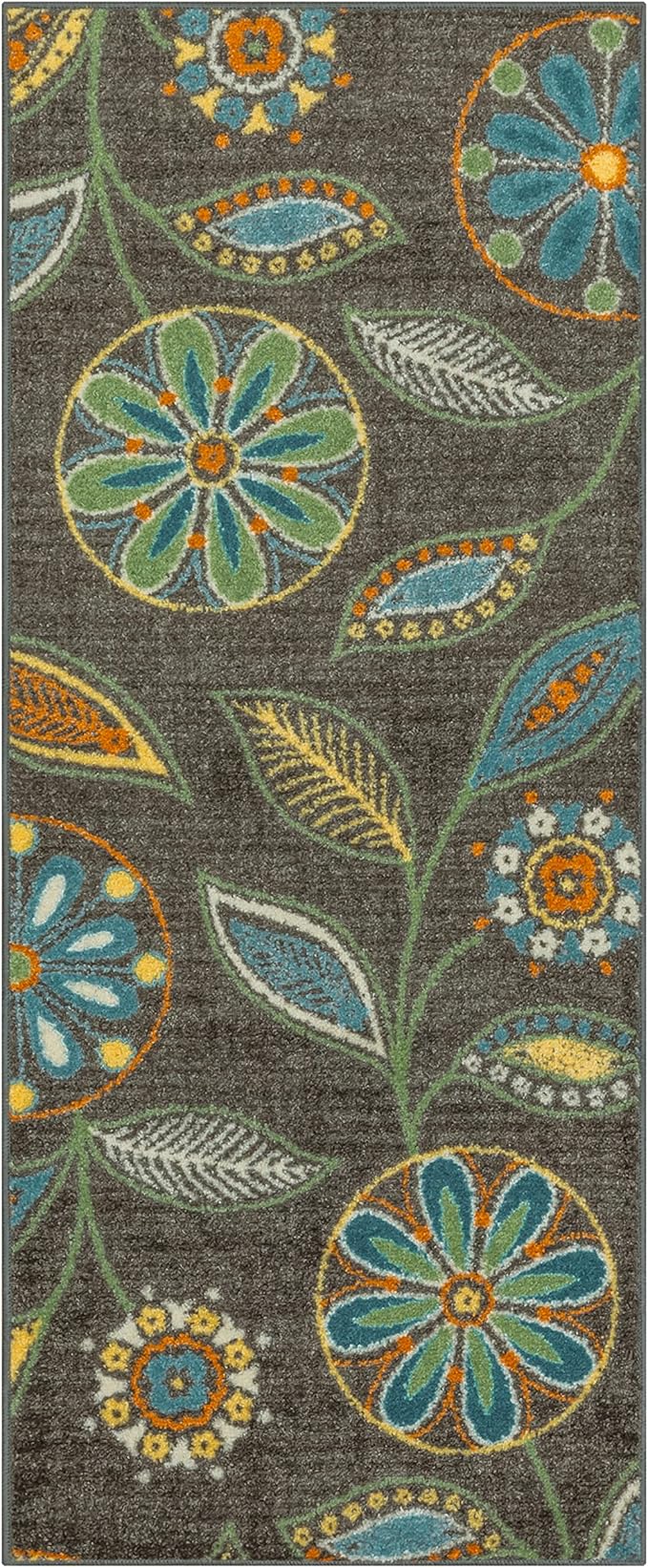 Maples Rugs Reggie Floral Runner Rug by MaplesRugs