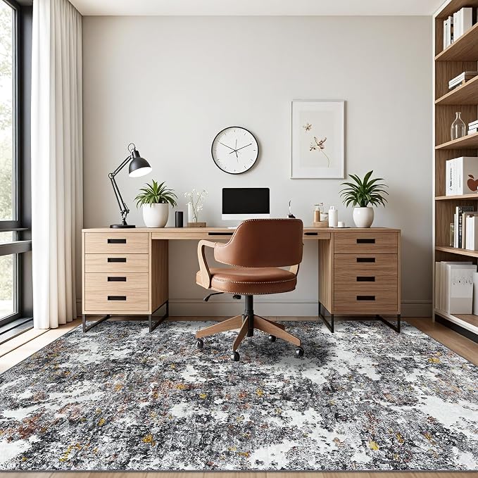 Washable Rug 6x9 Area Rugs: Soft Large Living Room Rug - Image 4