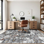 8x10 Area Rug for Living Room Bedroom: Large Washable Rug - Image 4