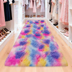 3x10 Hot Pink Runner Rainbow Rug - Image 3