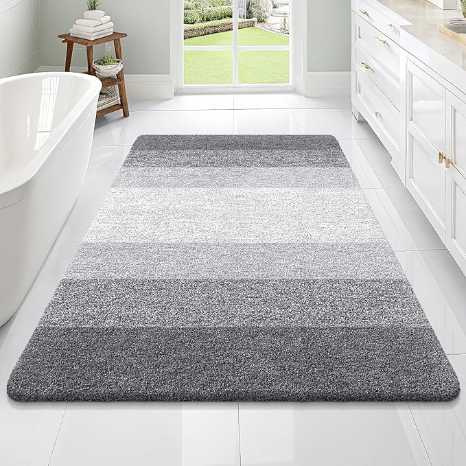 OLANLY Large Bathroom Rugs Mat 70x46, Extra Soft Absorbent Microfiber Bath Rugs by OLANLY