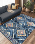 BESTSWEETIE Area Rug 3x5 Rug Machine Washable Non-Slip Low Pile Print Pattern by BESTSWEETIE
