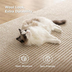 Bedsure 9x12 Faux Wool Area Rugs - Image 2