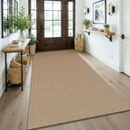 KOZYFLY Washable Area Rug 4x6 ft Non Slip Rubber Backed Living Room Rugs by KOZYFLY