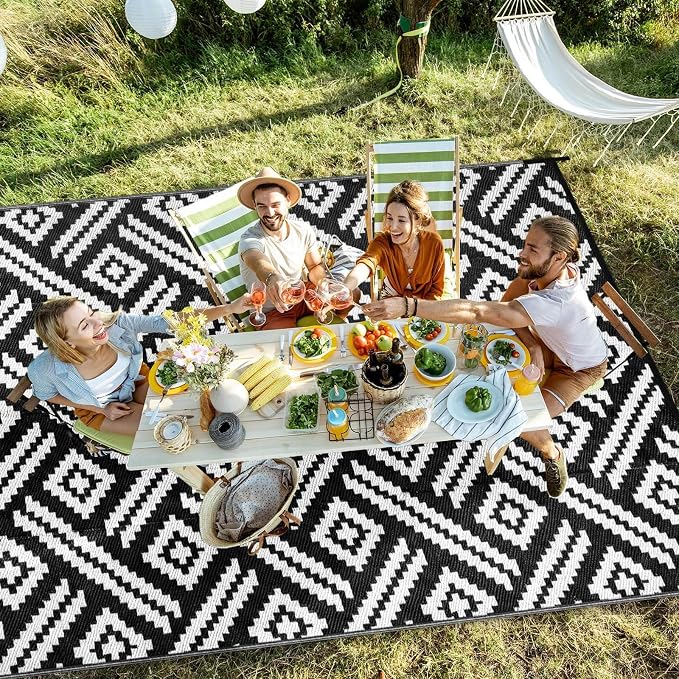 Outdoor Rugs Patio Camping Waterproof - Image 2