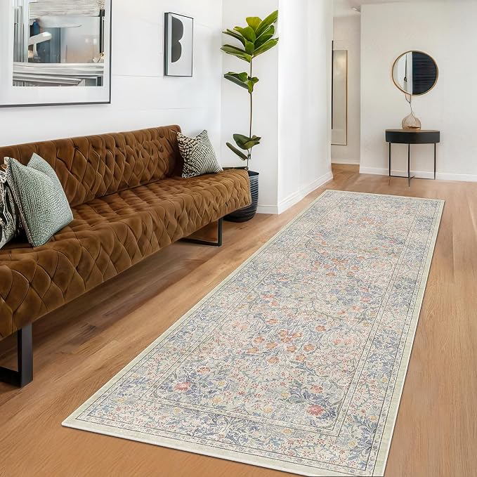 Washable 3x20 Wide Hallway Runner Rug - Image 6