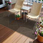 Lahome Enfys Modern Geometric Runner Rug, 2x6 Washable Rug Runners - Image 5