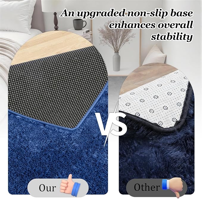 6x9 Area Rugs for Living Room Bedroom: Ultra Soft Fluffy Shag Rug Upgrade - Image 6