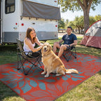 GENIMO Outdoor Rug Waterproof for Patio Decor, Large Area Rugs Mats for RV - Image 2