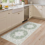 GENIMO Kitchen Rug Sets of 2, Non-Slip Washable Low-Pile Kitchen Mats - Image 2