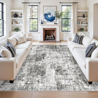 8x8 Square Area Rug Living Room – Non-Slip Washable Large Floor Carpet - Image 4