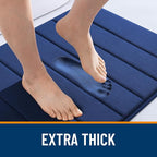 OLANLY Memory Foam Long Bathroom Rugs Runner 47x17, Super Soft Absorbent Bath - Image 6