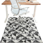 48"x60" Office Chair Mat for Hardwood Tile Floor, Under Desk Carpet Protector by BESBLEE
