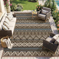 MontVoo Outdoor Rug Carpet Waterproof-Patio Rug Mat 6x9 Reversible RV Outdoor by MontVoo