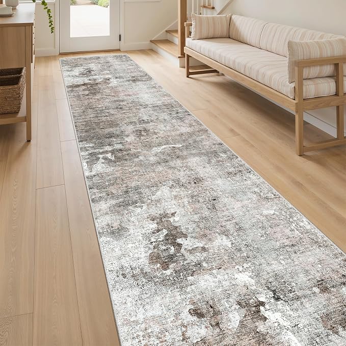 Soalmost Runner Rug 2x10 Washable Non-Slip Hallway Runner Rugs - Image 3