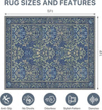 48"x60" Office Chair Mat for Hardwood Tile Floor, Under Desk Carpet Protector - Image 9