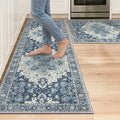 GENIMO Kitchen Rugs Non Slip Washable, Cushioned Standing Mat, Kitchen Runner by GENIMO