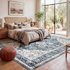 AMADA HOMEFURNISHING 8x10 Washable Area Rug, Low-Profile - Image 8