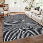 ROYHOME Washable Rug 6x9 Area Rugs by ROYHOME