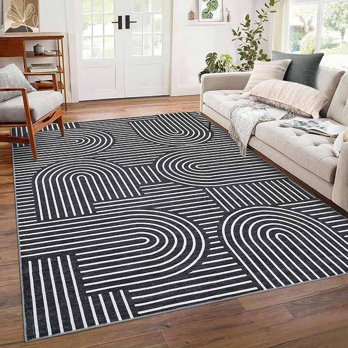 ROYHOME Washable Rug 6x9 Area Rugs by ROYHOME