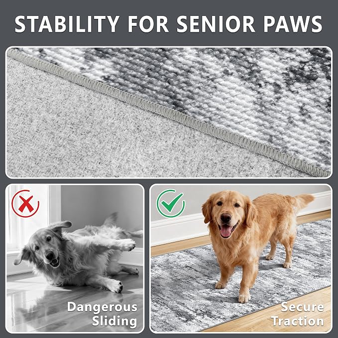 Washable Carpet Runners for Hallway 14ft-Non Slip Floor Runners for Dogs - Image 7