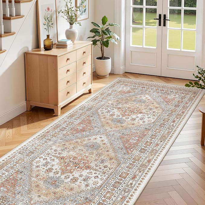 zesthome 4x8 Rug for Bedroom, Wide Runner Rug for Hallway, Non Slip Washable - Image 5