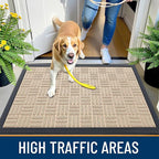 OLANLY Front Door Mat Outside Entrance 71x23, Heavy Duty Sturdy Natural Rubber - Image 6