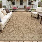 MontVoo-Outdoor Rug-Patio Rug 9x12 ft Polypropylene Indoor Outdoor Rugs Carpet by MontVoo