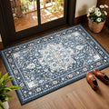 Rugflix 2x3 Small Area Rugs for Entryway, Washable Entrance Door Mat Non-Slip by RugflixAreaRugs