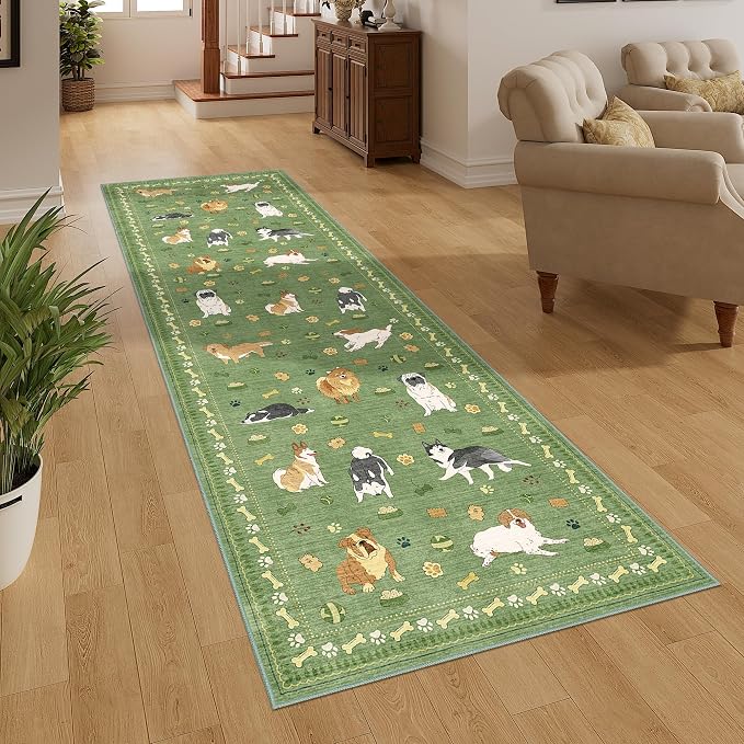DUKINO 2.6x8 Washable Runner Rug - Image 3