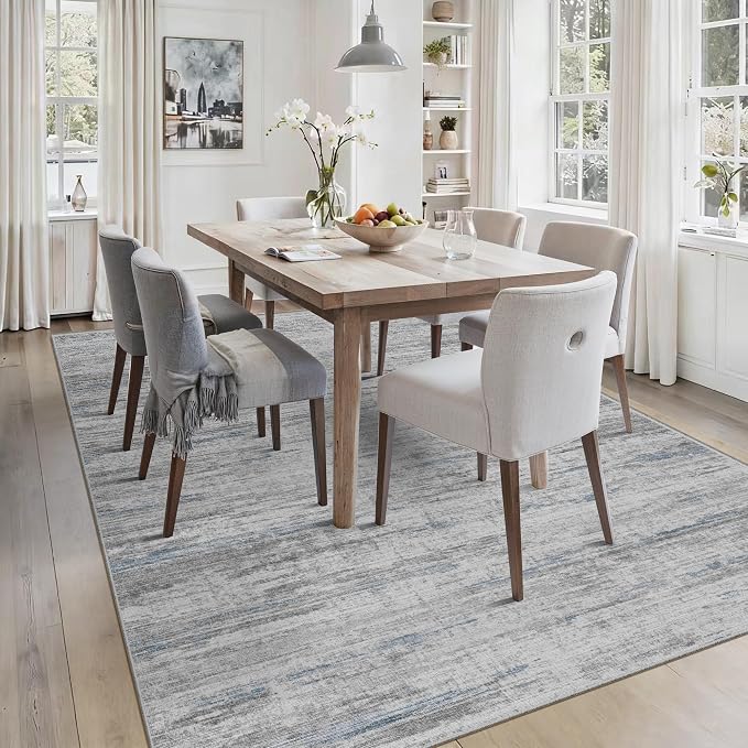 Area Rugs 9x12 for Living Room, Non-Slip Backing Machine Washable Rugs - Image 8