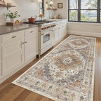 Madane Hallway Runner Rug 4x8 Wide: Washable Thin Runners - Image 2