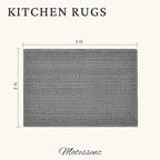 Door Mat Indoor Entrance 2x3 ft Area Rug, Machine Washable, Bohemian Small Area - Image 2