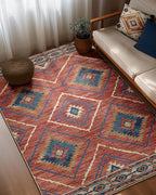 BESTSWEETIE Area Rug 10x14 Rug Machine Washable Non-Slip Low Pile Print Pattern - Image 8