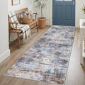 IOHOUZE Abstract Runner Rug 3x7 Ft Washable Runners by iOhouze