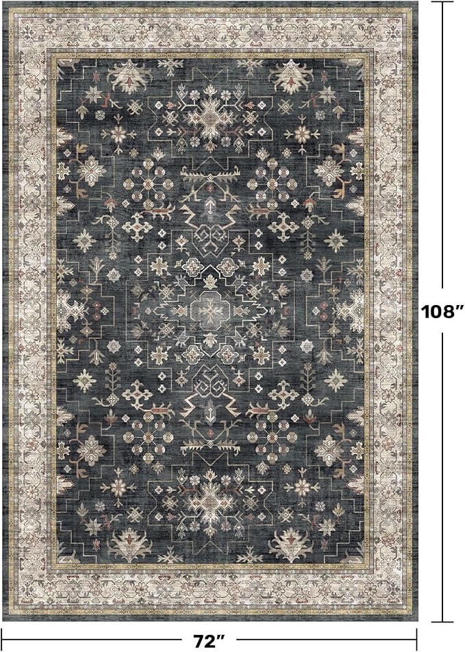 Boho Dining Room Rugs for Under Table - Image 2