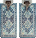 Hompet Cat Litter Mat 2 Pack, 24x60 Large Machine Washable Trapping Mats by Hompet