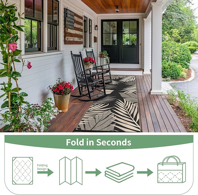 GENIMO Outdoor Rug 2.5' x 8' Waterproof - Image 6