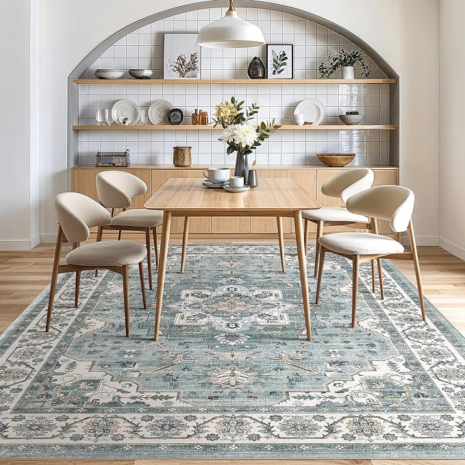 Vintage Living Room Area Rug 10x14 - Image 7