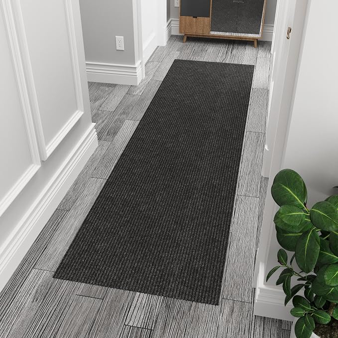 Ottomanson 3'11" x 7' Mud Mat Area Rug Scraper Carpet by Ottomanson