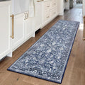 KILOCOCO Hallway Runner 2x5 Printed Vintage Floral Washable Kitchen Runner Rug by Kilococo