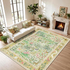 4x6 Whimsical Safari Nursery Area Rug Washable Non Slip Small Living Room Rugs - Image 9