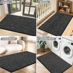 BEQHAUSE Dirt Trapper Door Mat 32" x 48", Non-Slip Washable Doormats Entrance - Image 8