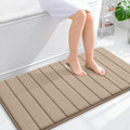 OLANLY Memory Foam Bath Mat 44x24, Super Soft Absorbent Bathroom Rugs, Quick Dry by OLANLY