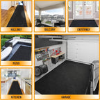 Ottomanson 6'6" x 12' Mud Mat Area Rug Scraper Carpet - Image 4