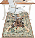 36"x48" Office Chair Mat for Hardwood Tile Floor, Under Desk Carpet Protector by BESBLEE